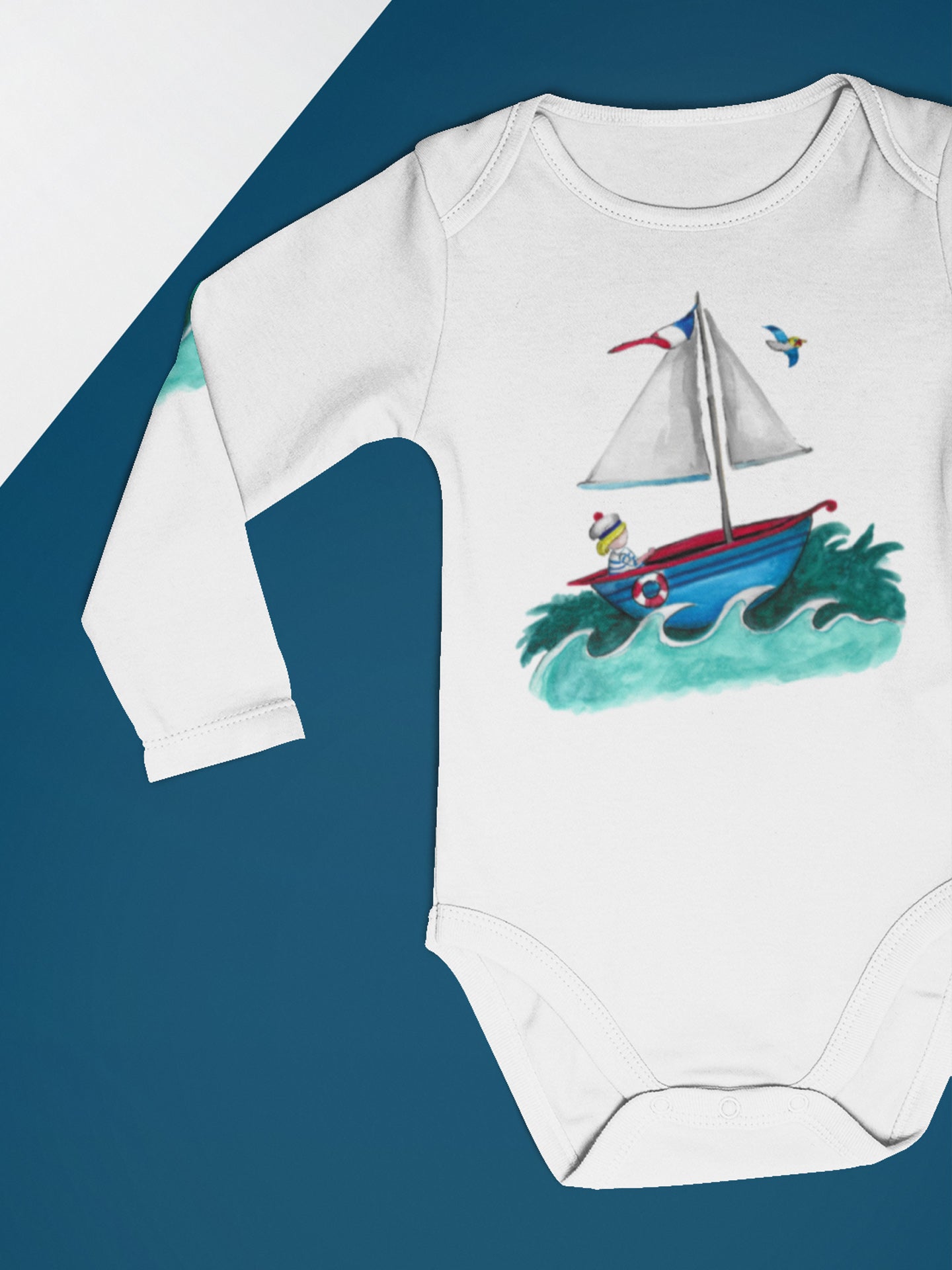 Bateau sur l'eau - Body bébé