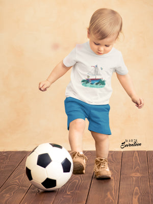 Bateau sur l'eau - Tee-shirt bébé